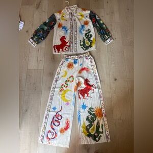 💚 Gorgeous print matching set